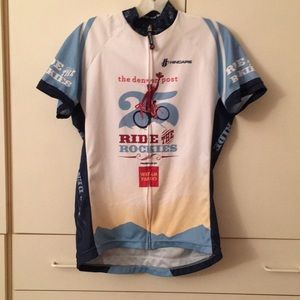 Ride the Rockies 25th anniversary cycling jersey